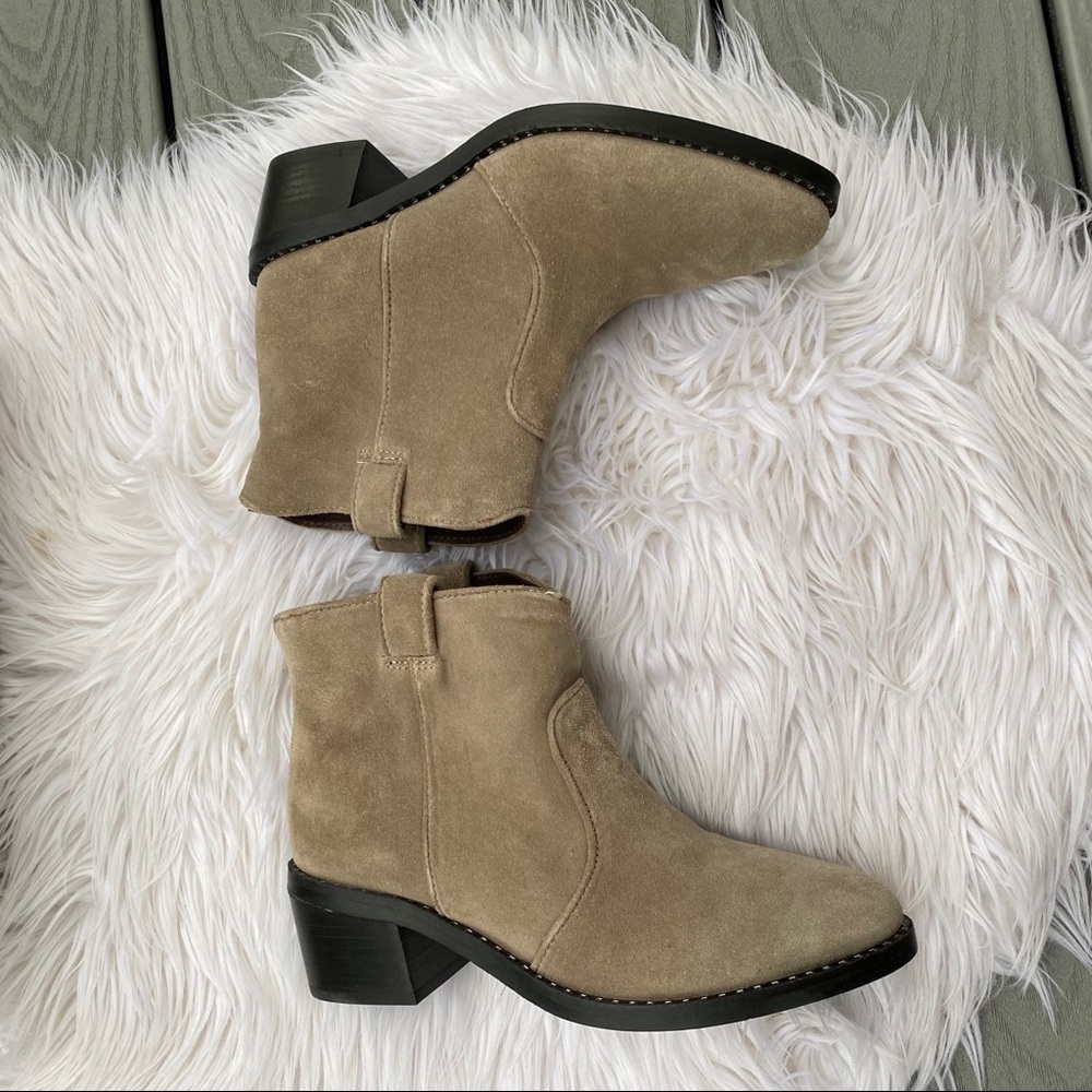 Jeffrey Campbell Suede Konda Ankle Boots - Picture 4 of 6